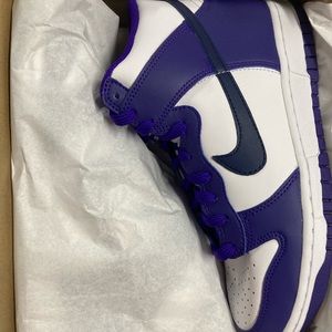 Nike dunk high electro purple gs